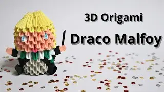 How to Make 3D Origami Draco Malfoy from Harry Potter (Step by Step Tutorial)