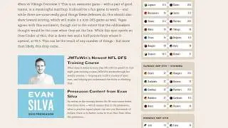 Introducing The One Week Season: Daily Fantasy Football from JMToWin