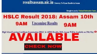HSLC Result 2018: Assam 10th Result 2018 Declared Today on sebaonline.org