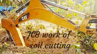 New jcb work soil loading to tracktor