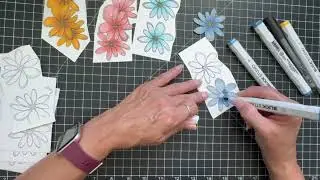 Create With Me_ Coloring Stamped Flowers_ Flamingo Journal