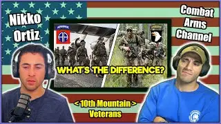 The US Army's 82nd Airborne vs. 101st Airborne (Nikko Ortiz and CAC React)