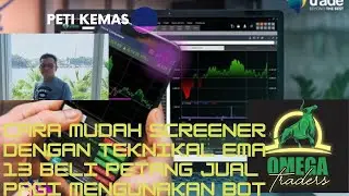 CARA MUDAH SCREENER DENGAN TEKNIKAL EMA13 BELI PETANG JUAL PAGI MENGGUNAKAN BOT