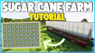 ЛЕГКИЙ урок по ферме сахарного тростника в Minecraft! 1.20+