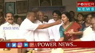 Power News//Visakhapatnam YSRCP Women Wing Leaders Celebretes Party MP Vijayasai Reddys Birthday