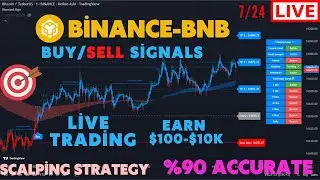 🔴Live Binance(BNB) 5 Minute Buy/Sell Signals - Scalping Strategy- Diamond Algo-