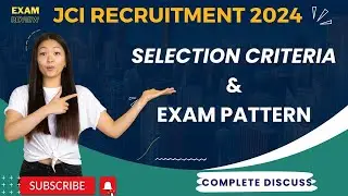 JCI Selection criteria &Exam pattern |JCI Recruitment 2024| jute corporation of india@examreview2.0