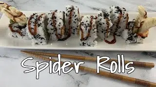 How to Make Spider Rolls:  Step-by-Step Recipe