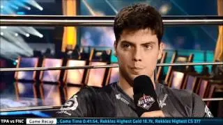All Star 2014 - Interview with xPeke