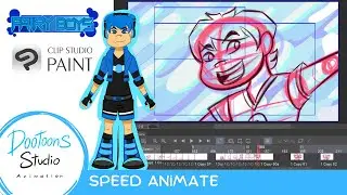 Speed Animate - Liam Leif Magical Superhero Transformation Rough Animation