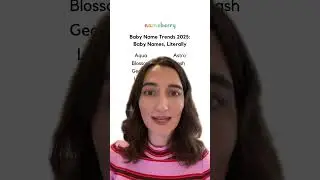 Baby Names, Literally: Baby Name Trends 2025 #babynames