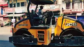 Incredible Jcb Roller Paving The Way | Massive Machines In Action | Dozer Footage