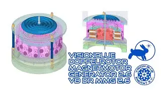 VisionBlue Doppelrotor MagnetMotorGenerator 2.6 (VB DR MMG 2.6)