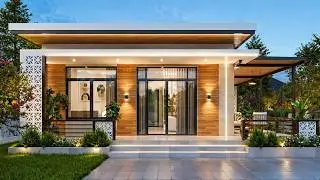 House Design Modern 8x8 Meters | Casa de 8x8 metros