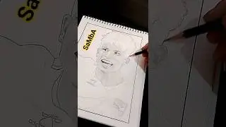 samba sketch 😎#foryou #art #drawing #shorts #viral #fyp#1000subscriber