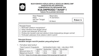 NOMOR 24-26 PEMBAHASAN TKA MAT KULONPROGO TAHAP 1