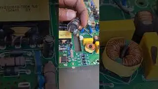 replace the electrolytic capacitor in the power supply section #capacitor