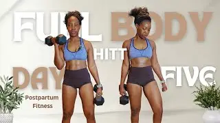Get Ready for an INTENSE Postpartum Dumbbell Workout for Total Body Transformation!
