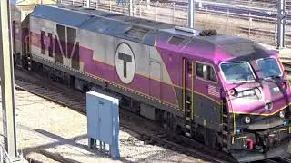 Commuter Trains in Boston, MA 2018 (MBTA)