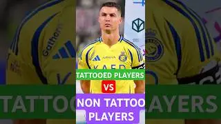 Tattooed players vs non tattoo football players