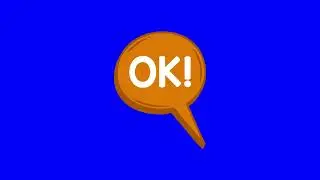 Green Screen Speech Bubble | Talking Bubble | Green Screen | Blue Screen | Black Screen | For Chroma