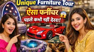 Unique Furniture Tour 😲 | Aisa Furniture Pehle Kabhi Nahi Dekha!furniture shop vloghome decor 