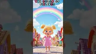 The Color of Feelings 🌈 #kids #kidslearning #kidsfun #shorts