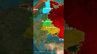 How Many Countries Border Russia 🇷🇺 #facts