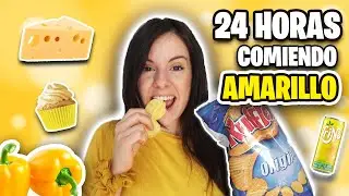 24 HORAS COMIENDO AMARILLO | Reto * Gigiis