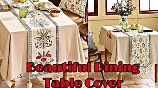 Dining Table Cover Making at home||Table runner कैसे बनाएँ||Beautiful Table Cover making
