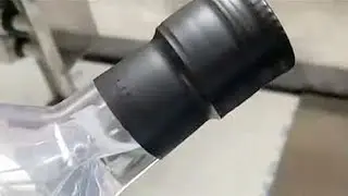 semi automatic PVC capsule shrinking machine for glass bottles