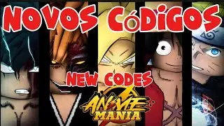 ⚠️ 5 NOVOS ⚠️ C&Oacute;DIGOS ANIME MANIA | ROBLOX | ANIME MANIA CODES | HOW TO REDEEM CODES | NOVOS C&Oacute;DIGOS