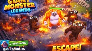Giant Monster Legend Escape (Early Access) Game Play video 🤯#gaming #viralvideo 