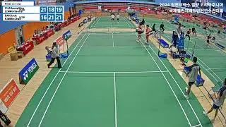 복식 BD U17 16강 | (KOR) CHA Seung Woo/LIM Min Seong vs (KOR) BAK Hyuk/KIM Min Chan[2024 밀양 원천요넥스 코리아주