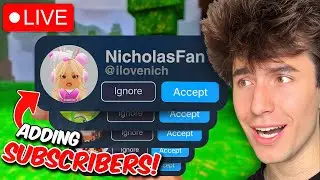 🔴LIVE! ADDING SUBSCRIBERS+! Playing ROBLOX GAMES! Scary SHAWARMA Kiosk, DTI And MORE! JOIN QUICK!