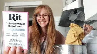 upcycling clothes with rit dye remover.