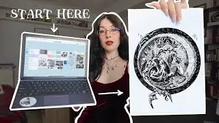 КАК РАБОТАТЬ С ВДОХНОВЕНИЕМ 🔮 сбор вдохновения и использование референсов в вашем ХУДОЖЕСТВЕННОМ ...
