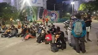 Montagem Slam Resist&ecirc;ncia Pra&ccedil;a Roosevelt novembro 2021