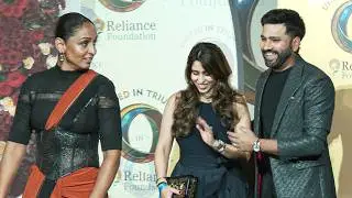 Indian Men&rsquo;s Cricket Captain Rohit Sharma aur Women&rsquo;s Captain Harmanpreet at United In Triumph 2026