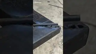 Gap welding on iron thinmetal #welding #weldingart #tipsandtricks #perfectweld #perfectwelding #weld