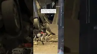 'Robodog' Explores Rubble After NYC Building Collapse #shorts