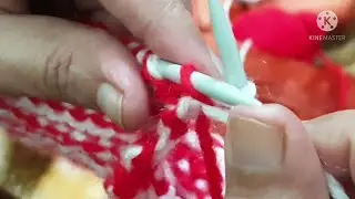 @Knittinglessons | Easy Knitting Pattern, knitting design| two color knitting pattern