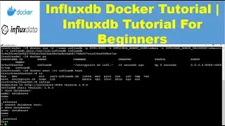 Influxdb Docker Tutorial 📒⚙| Influxdb Tutorial For Beginners | Influxdb Getting Started 👍
