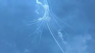 Frecce Tricolori sul lungolago di Montefiascone (VT) - lago di Bolsena 5/8/2018 Air Show