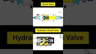 Working Principle of Check Valve and Hydraulic Check Valve#Valves #Mechanical Equipment #Industrial