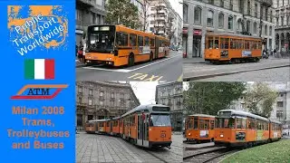 Milan Tram, Trolleybus & Bus in 2008