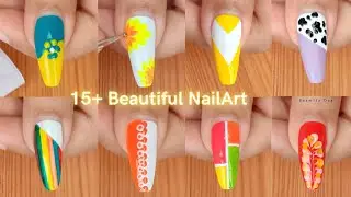 15+ Beautiful NailArt || Easy NaiArt For Beginners || @SusmitaDasG