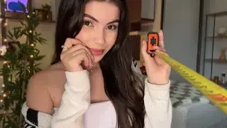 ASMR tirando suas medidas de corpo inteiro 📏✨