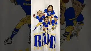 NICE T-SHIRT 🤩 🏈 🐏 NFL LOS ANGELES RAMS SOFI STADIUM STORE
