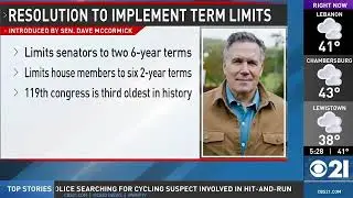 Senator Dave McCormick Introduces Term Limits Resolution (CBS 21)